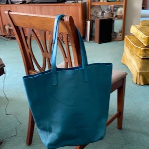 CUYANA LEATHER TOTE BAG